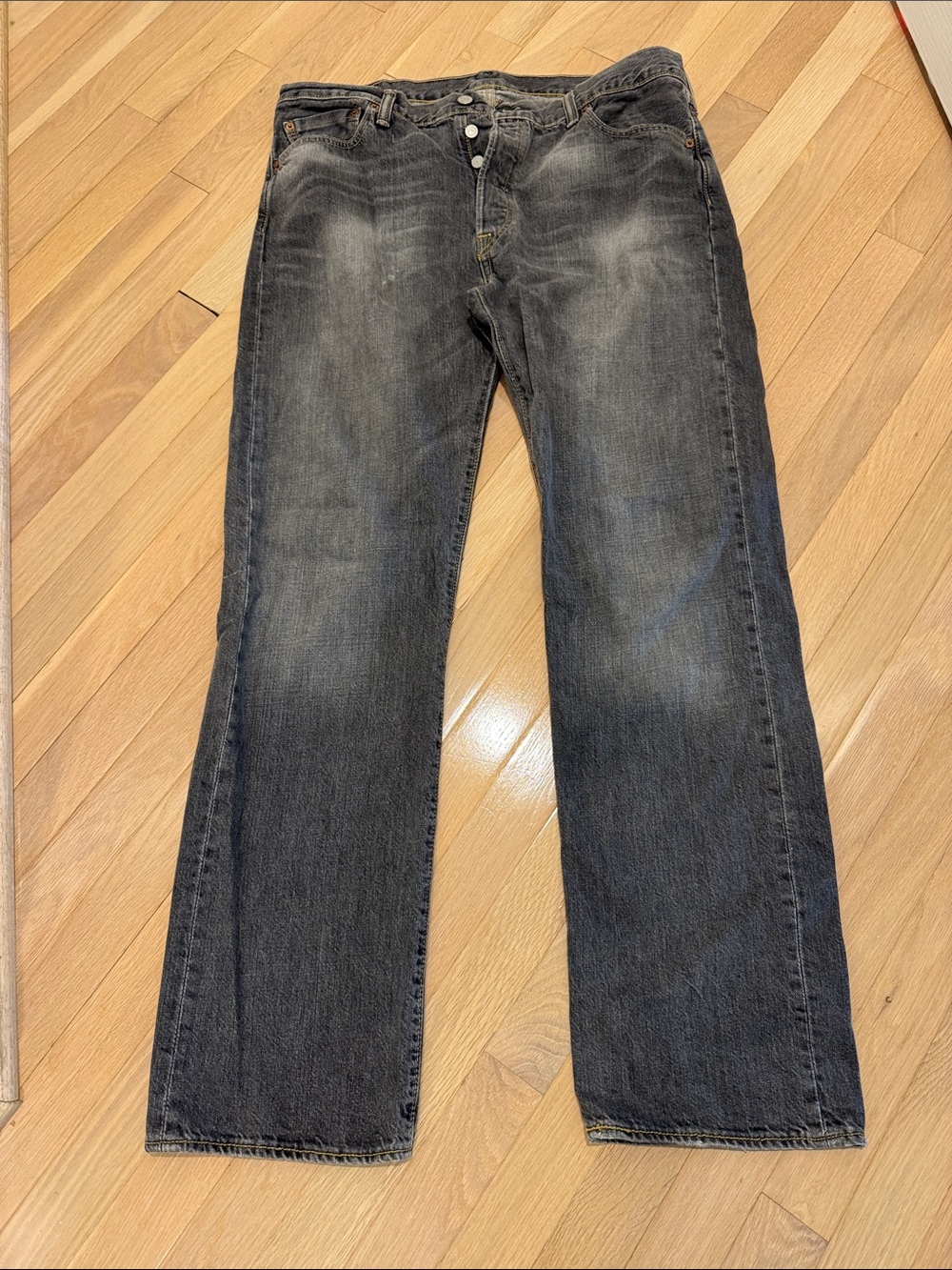 Levi's Men's Straight Jeans in Faded Black